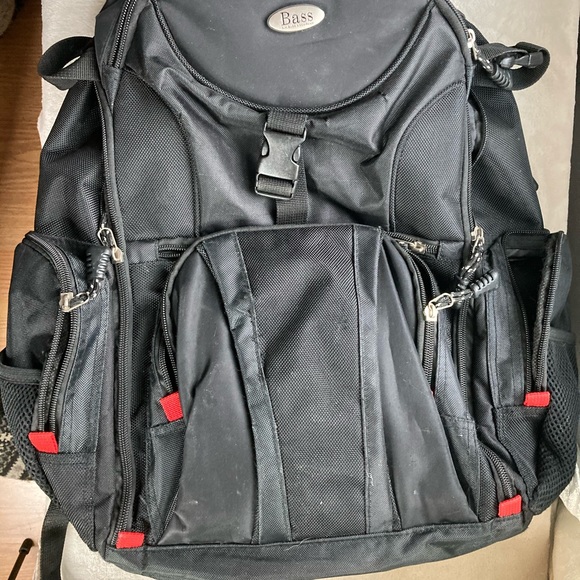 GH Bass & Company laptop backpack in black - Picture 1 of 6